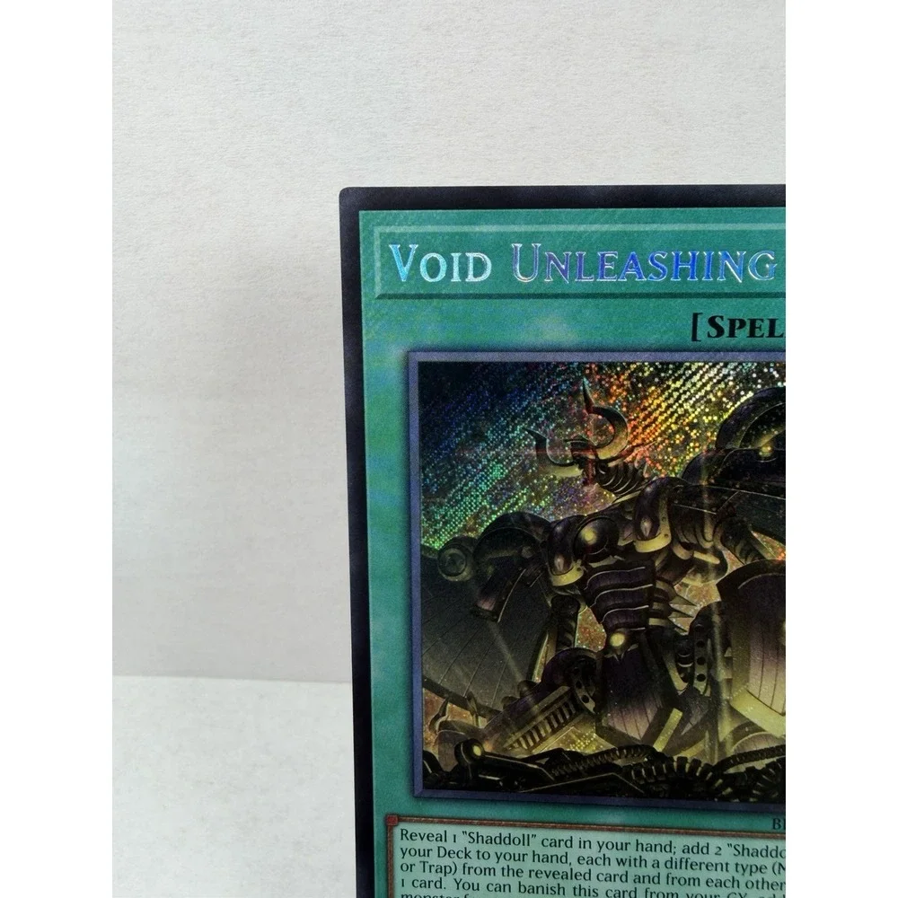 Yugioh Void Unleashing BLGG-EN025 Secret Rare 1st Edition Near Mint